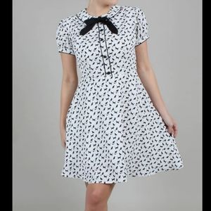 Retro Caddie Cat Dress 50s Pinup Rockabilly